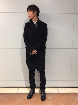 「TAKAHIROMIYASHITATheSoloIst.（タカヒロミヤシタザソロイスト）のアイテム（ジャケット/アウター）」を使った、fujisakiさん（メンズ・172cm）の秋コーディネート