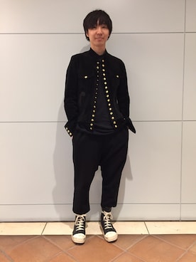 「TAKAHIROMIYASHITATheSoloIst.（タカヒロミヤシタザソロイスト）のアイテム（ジャケット/アウター）」を使った、fujisakiさん（メンズ・172cm）の冬コーディネート