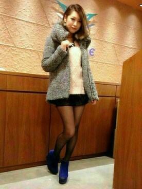 kaoriさん（レディース・157cm）の冬コーディネート