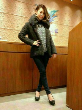 kaoriさん（レディース・157cm）の冬コーディネート