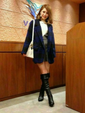 kaoriさん（レディース・157cm）の冬コーディネート