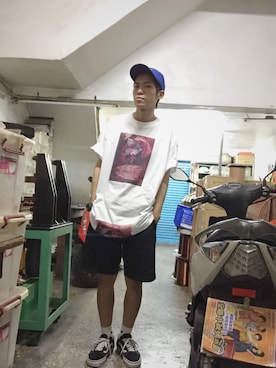 「A.Kのアイテム」を使った、吳さん（メンズ・168cm）の秋コーディネート