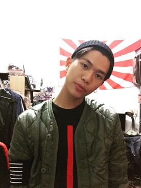 「FRESH.I.AM（フレッシュ.アイ.アム）のアイテム」を使った、吳さん（メンズ・168cm）の秋コーディネート