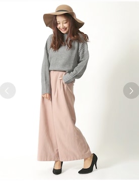「REPIDO」｜小林愛莉奈さん（レディース・155cm）の秋コーディネート