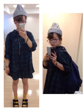 Aknさん（レディース・151cm）の秋コーディネート