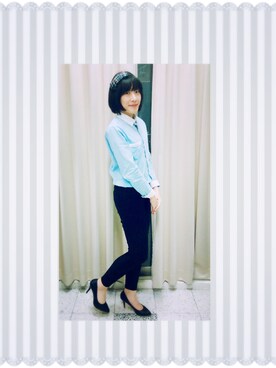 「5（ファイブ）のアイテム（シューズ）」を使った、Jasmineさん（レディース・160cm）の秋コーディネート