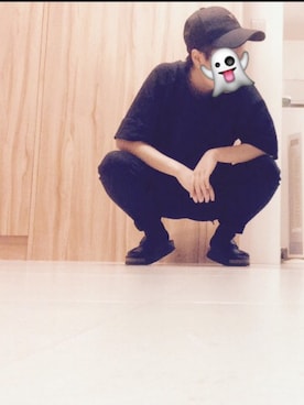 「Hater snapback（ヘイタースナップバック）のアイテム」を使った、BONさん（レディース・157cm）の秋コーディネート