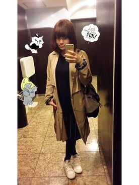 「Discoat」｜m子さん（レディース・160cm）の冬コーディネート