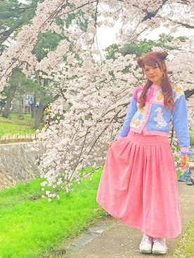 「easter」｜めて子さん（レディース・153cm）の春コーディネート