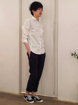 「quadro（クオドロ）のアイテム」を使った、naoさん（メンズ・179cm）の春コーディネート