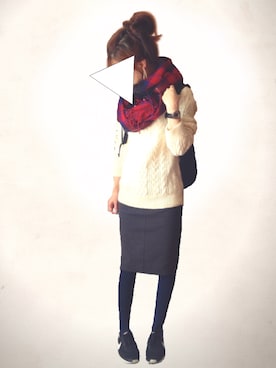 レキミさん（レディース・159cm）の冬コーディネート