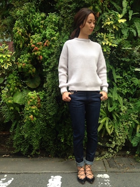 「CHEMBUR（チェンバー）のアイテム」を使った、nano・universe 福岡 STAFFさん（レディース・160cm）の夏コーディネート