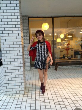 akaaaさん（レディース・153cm）の冬コーディネート