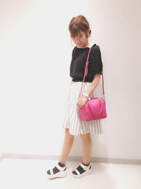 ま つ ゆ か ◡̈*さん（レディース・166cm）の春コーディネート