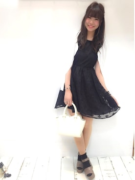 「アイテム（ワンピース/ドレス）」を使った、ま つ ゆ か ◡̈*さん（レディース・166cm・10代）の夏コーディネート