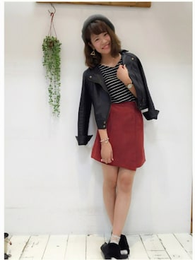 「アイテム（サンダル）」を使った、ま つ ゆ か ◡̈*さん（レディース・166cm・10代）の秋コーディネート