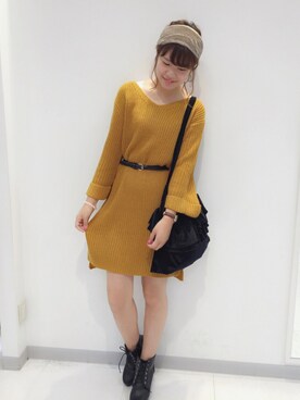ま つ ゆ か ◡̈*さん（レディース・166cm）の秋コーディネート