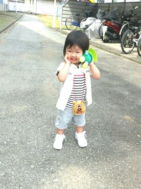 ゆづきちさん（キッズ・70cm）の夏コーディネート