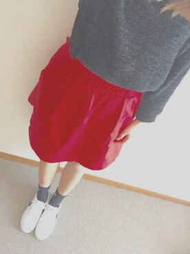 「NIKE（ナイキ）のNIKE/ナイキ グランドテラス 654495（スニーカー）」を使った、ねねさん（レディース・163cm）の春コーディネート