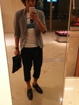 「アイテム（その他シューズ）」を使った、lamさん（メンズ・185cm・100代）の夏コーディネート