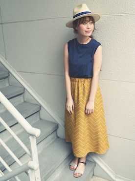 鈴木さん（レディース・161cm）の春コーディネート