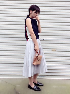 𝙔𝙐𝙆𝙄さん（レディース・161cm）の夏コーディネート