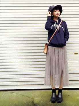「SHIPS Days（シップスデイズ）のアイテム」を使った、𝙔𝙐𝙆𝙄さん（レディース・161cm）の秋コーディネート