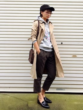 𝙔𝙐𝙆𝙄さん（レディース・161cm）の秋コーディネート