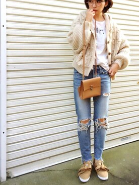 𝙔𝙐𝙆𝙄さん(レディース・161cm)の秋コーディネート