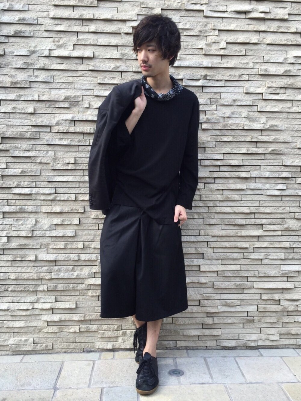 keisuke yonedaのアイテムを使った「袴パンツ」の人気ファッション