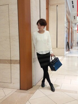 SUZUKIさん（レディース・162cm）の冬コーディネート