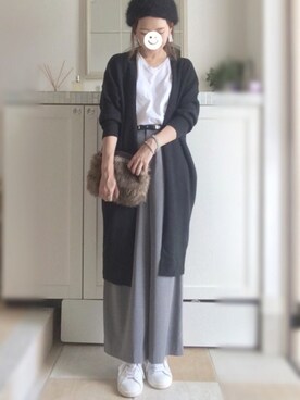 「MINIMUM（ミニマム）のアイテム（パンツ）」を使った、miiimさん（レディース・159cm）の秋コーディネート