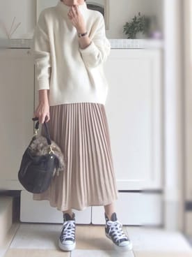 「BEAU'RE SECOND（ビュレセカンド）のアイテム」を使った、miiimさん（レディース・159cm）の秋コーディネート