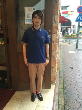 「JOEY FACTORY（ジョーイファクトリー）のアイテム（パンツ）」を使った、unionさん（メンズ・173cm）の夏コーディネート