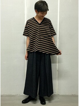 Fujiwara Shokoさん(レディース・162cm)の夏コーディネート