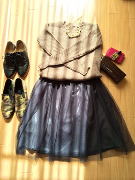 CHIKYAさん(レディース・156cm)の冬コーディネート