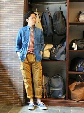 JOURNAL STANDARD 渋谷店 Eさん（メンズ・168cm）の春コーディネート