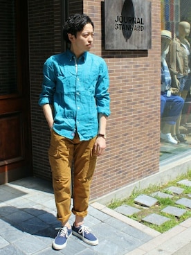 JOURNAL STANDARD 渋谷店 Eさん（メンズ・168cm）の春コーディネート
