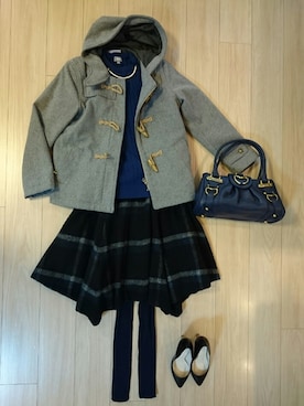 lovedeluxe235さん（レディース・158cm）の冬コーディネート