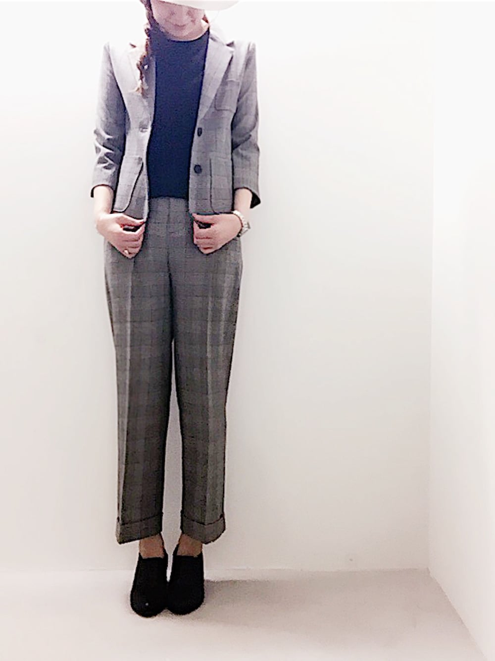 「セットアップ、大人コーデ」｜「LUCA/LADY LUCK LUCAのアイテム（その他パンツ、その他）」を使った、YUKIさん（レディース・168cm）の秋コーディネートの1枚目の写真