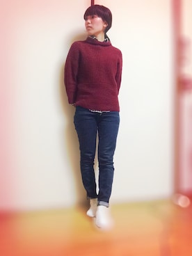 「GEORGE'S(GEORGE'S)」｜airooomさん（レディース・147cm）の冬コーディネート