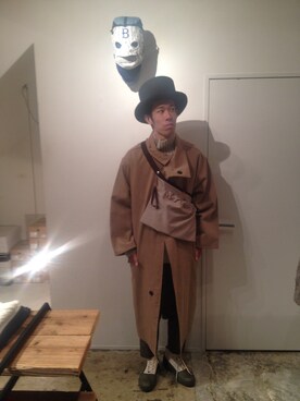 「WhoWhat（フーワット）のアイテム（その他アウター）」を使った、たまおさん（メンズ・174cm）の秋コーディネート