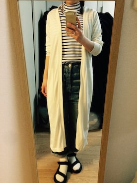 「Teva（テバ）のアイテム（サンダル、ブラック系）」を使った、morinocoさん（レディース）の春コーディネート