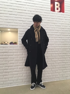 「Andersen-Andersen（アンデルセンアンデルセン）のアイテム」を使った、タナカさん（メンズ・173cm）の冬コーディネート