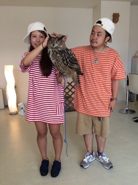 「ojaga design（オジャガデザイン）のアイテム（キーケース/キーアクセサリー）」を使った、やなちゃんさん（メンズ・165cm）の夏コーディネート