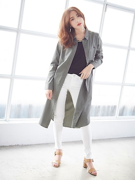 「夢展望（ユメテンボウ）のアイテム」を使った、夢展望（YUMETENBO)さん（レディース・163cm）の春コーディネート