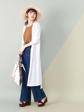 「夢展望（ユメテンボウ）のアイテム」を使った、夢展望（YUMETENBO)さん（レディース・163cm）の春コーディネート