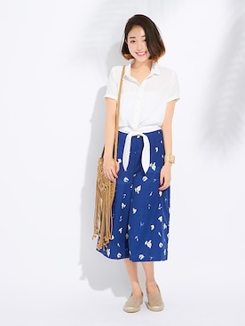 「 ガウチョ」｜夢展望（YUMETENBO)さん（レディース・163cm）の春コーディネート