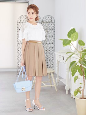 「 レース」｜夢展望（YUMETENBO)さん（レディース・163cm）の春コーディネート