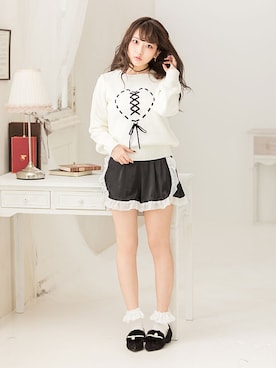 「DearMyLove（ディアマイラブ）のアイテム」を使った、夢展望（YUMETENBO)さん（レディース・163cm）の秋コーディネート